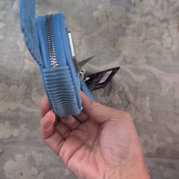 Loungefly Blue Figural Stitch Wristlet Coin Purse Bag NWT - Picture 7 of 11